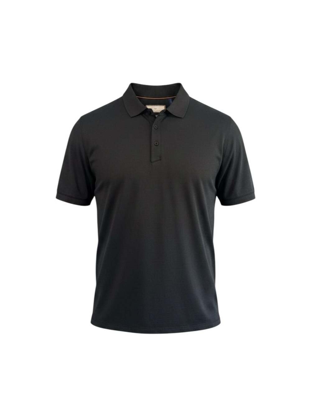 Modern Ambition Men's Short Sleeve Pique Performance Polo Shirt Black XL